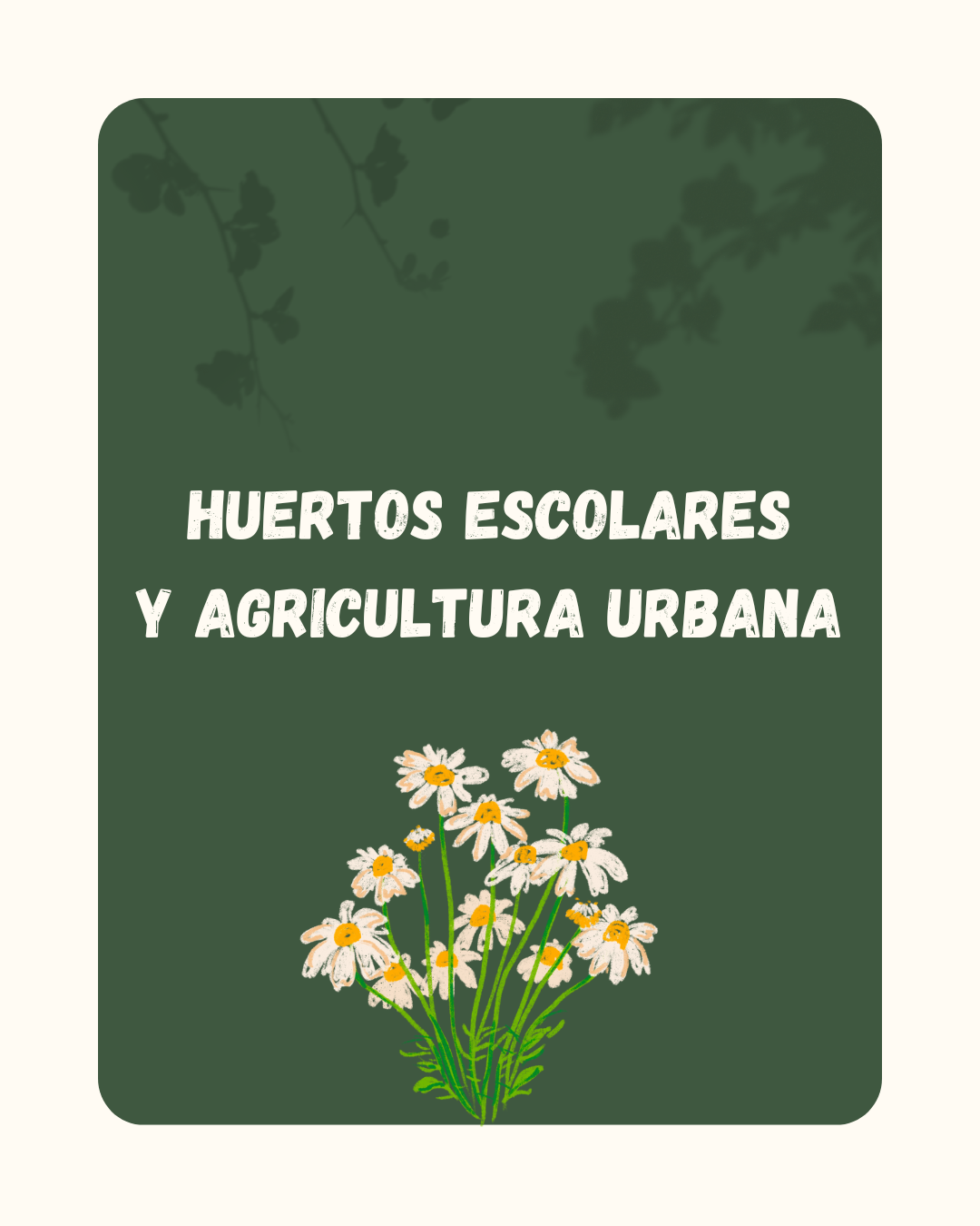 huertos escolares y agricultura urbana