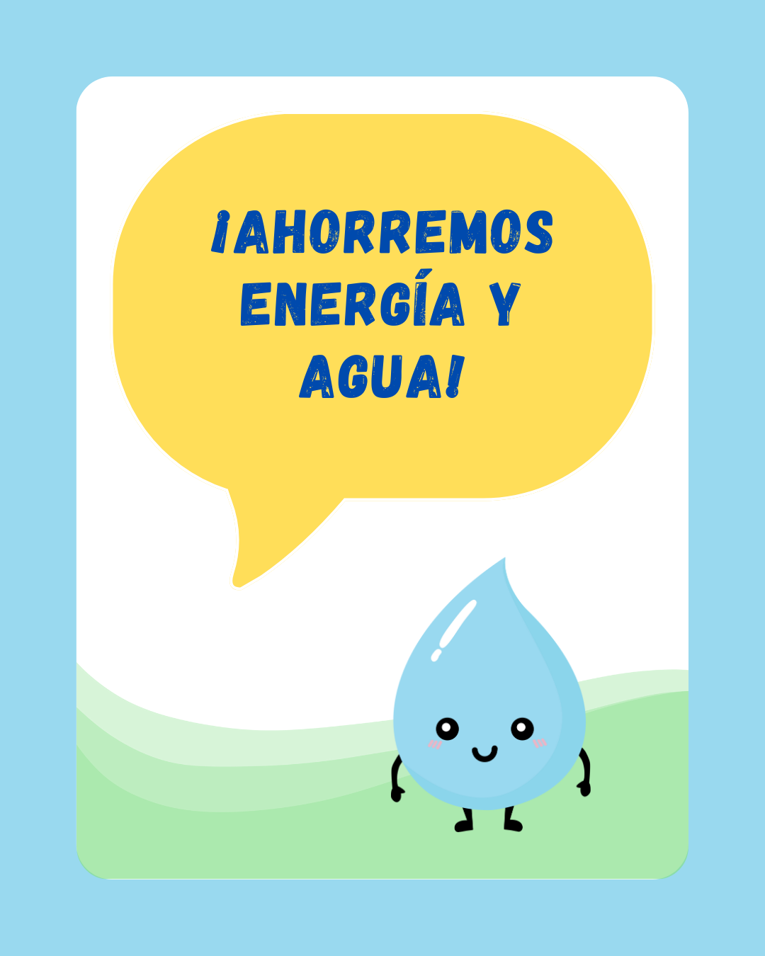 Ahorremos energía y agua
